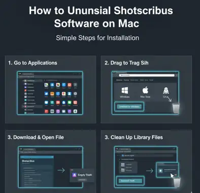 How to Uninstall shotscribus software